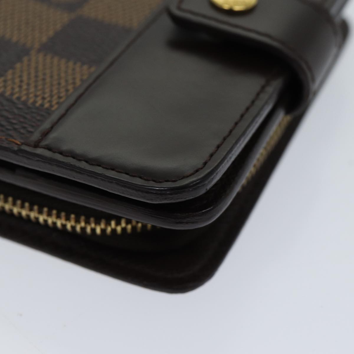 Louis Vuitton Damier Ebene Compact Zip Wallet