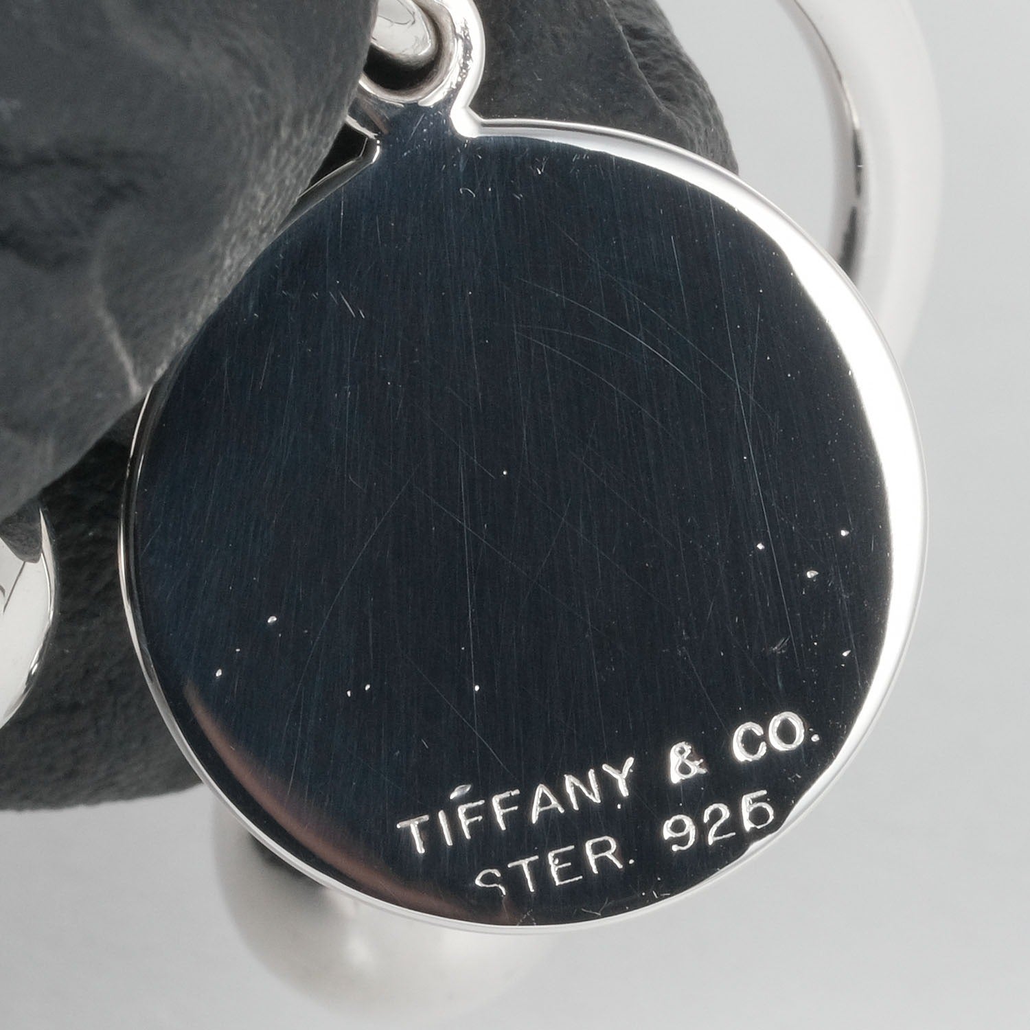 Tiffany & Co Oval Tag Key Chain