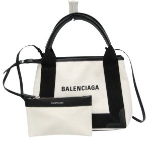 Balenciaga Cabas XS Navy Handbag