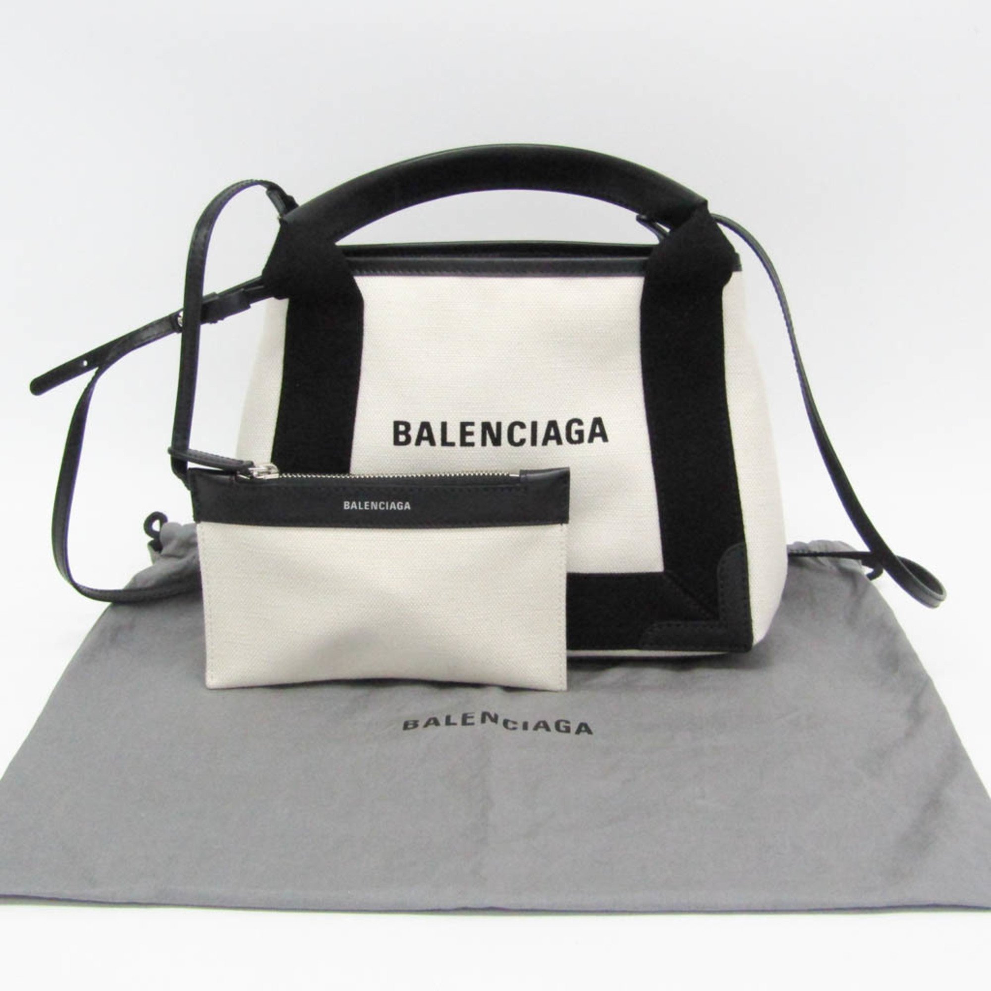 Balenciaga Cabas XS Navy Handbag