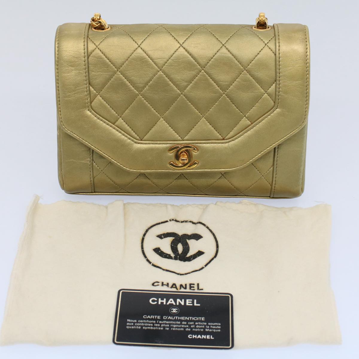 Chanel Lamb Skin Shoulder Bag