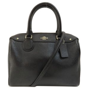 Coach Black Leather Handbag