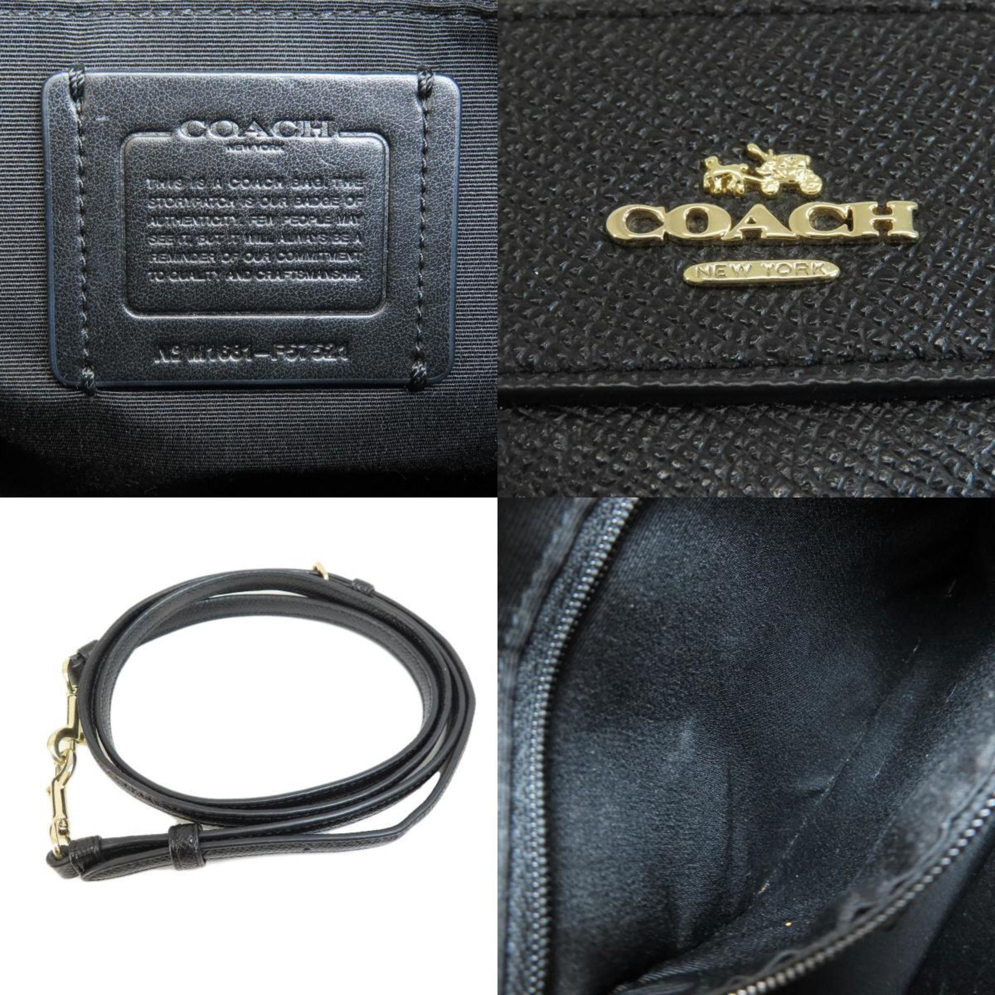 Coach Black Leather Handbag