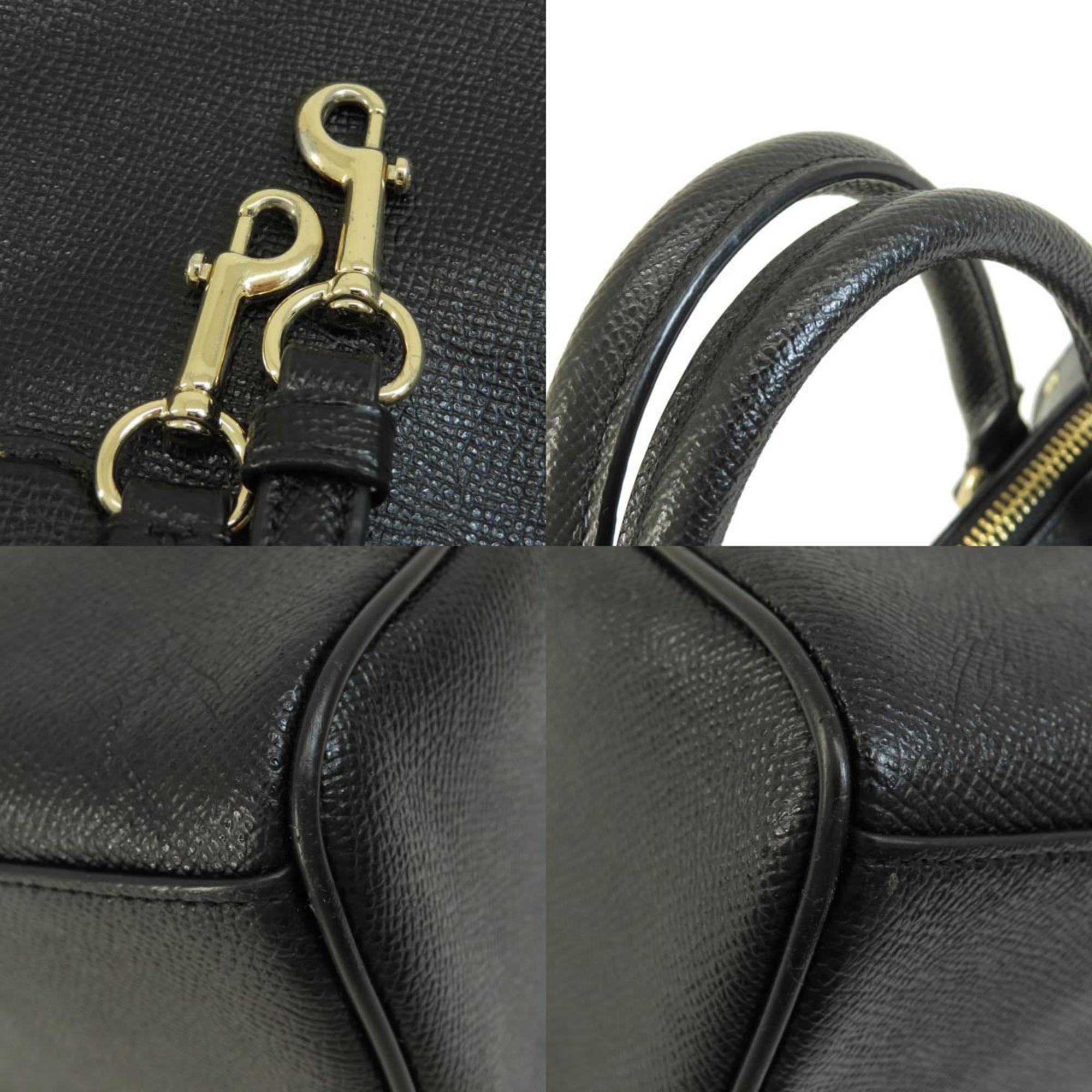 Coach Black Leather Handbag