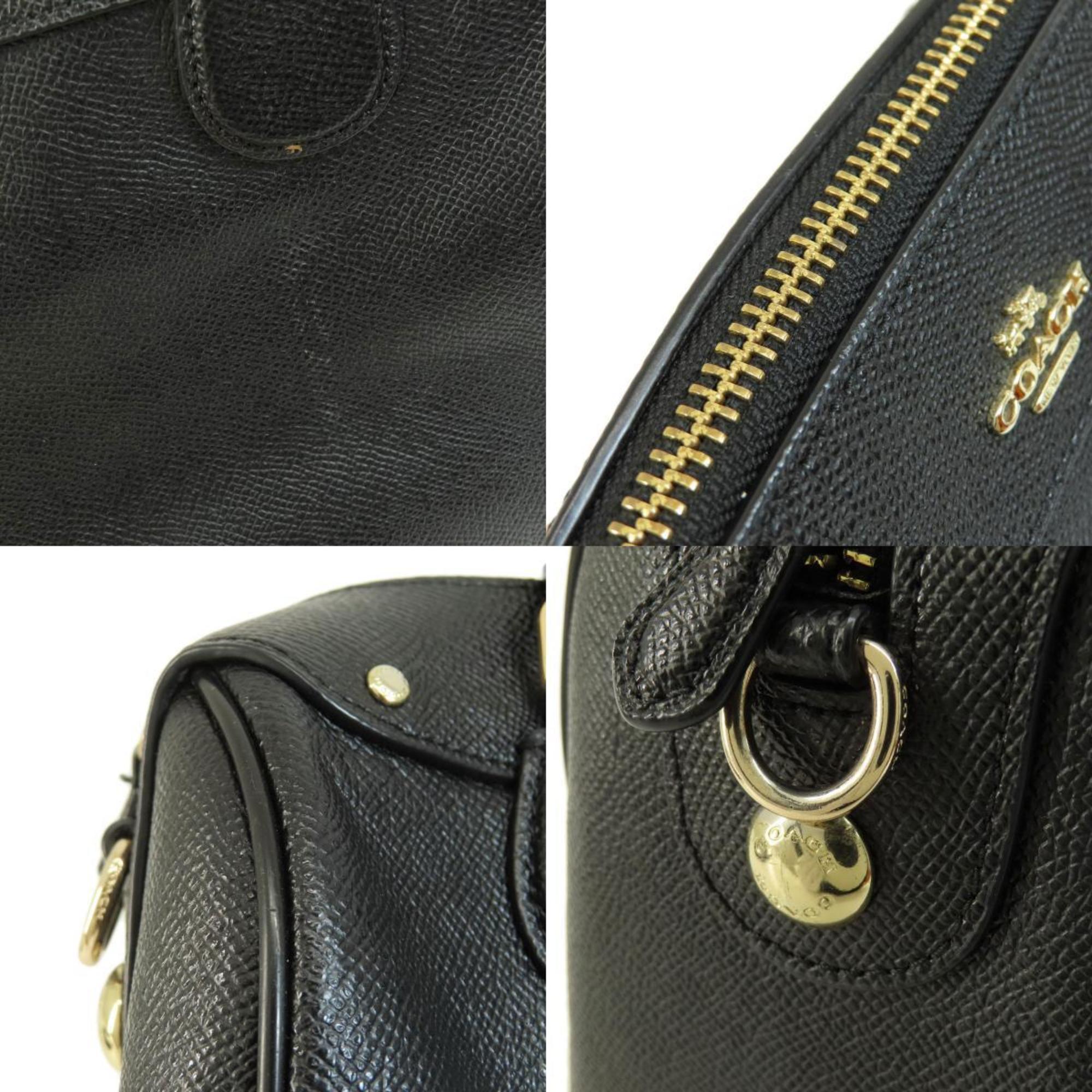 Coach Black Leather Handbag