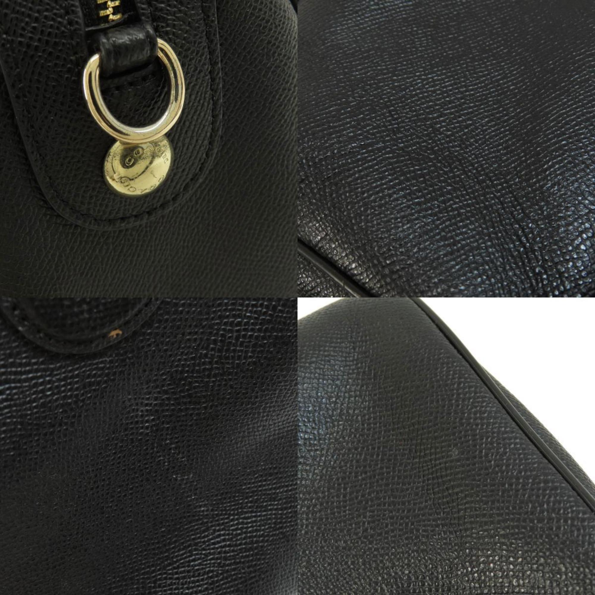 Coach Black Leather Handbag