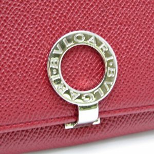 Bulgari Logo Clip Long Wallet