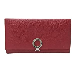 Bulgari Logo Clip Long Wallet