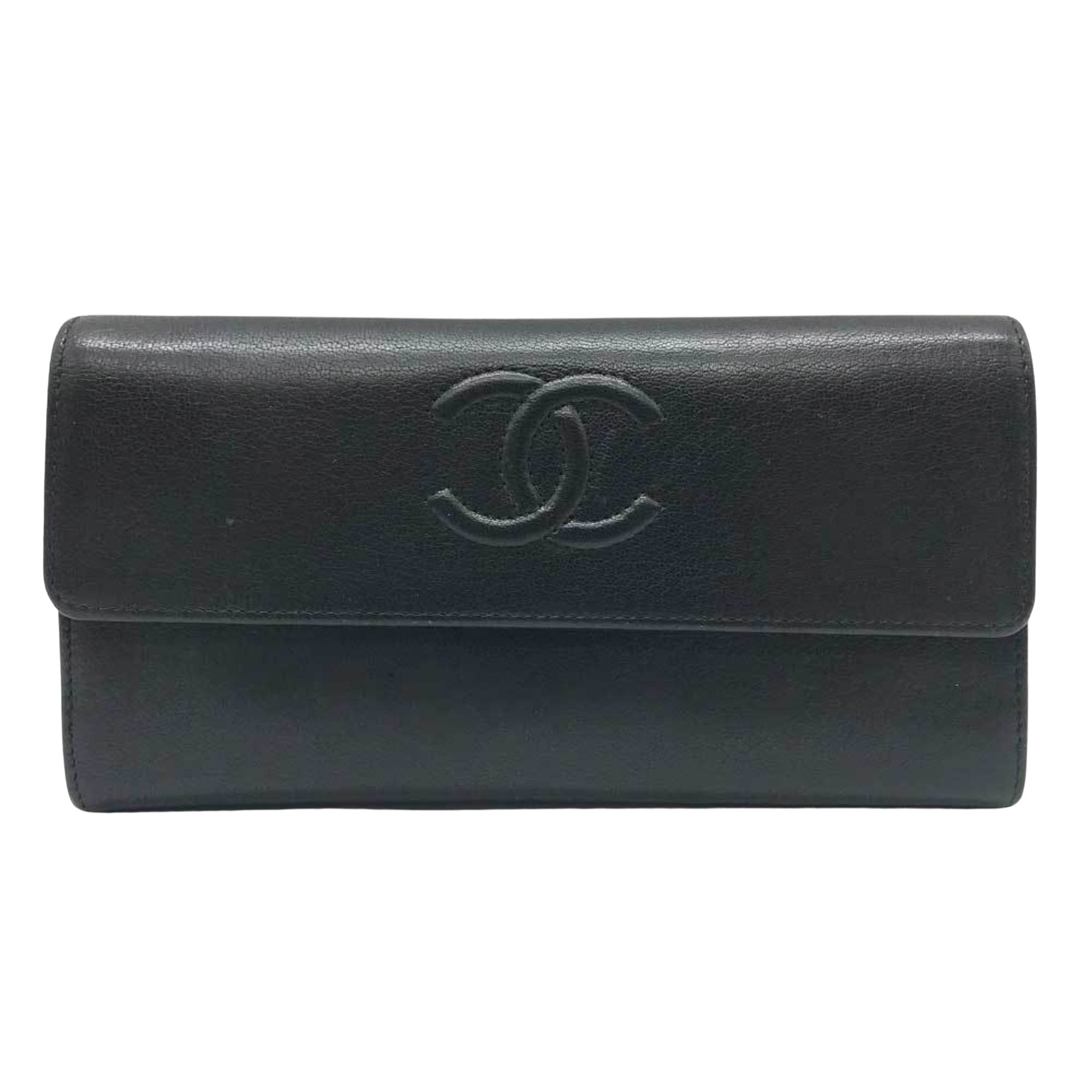 Chanel Logo CC Long Wallet