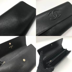 Chanel Logo CC Long Wallet