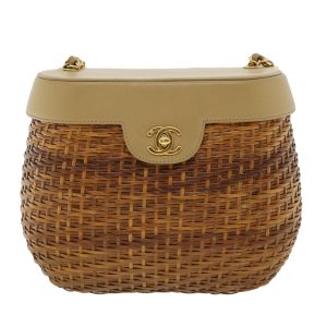 Chanel Straw Handbag