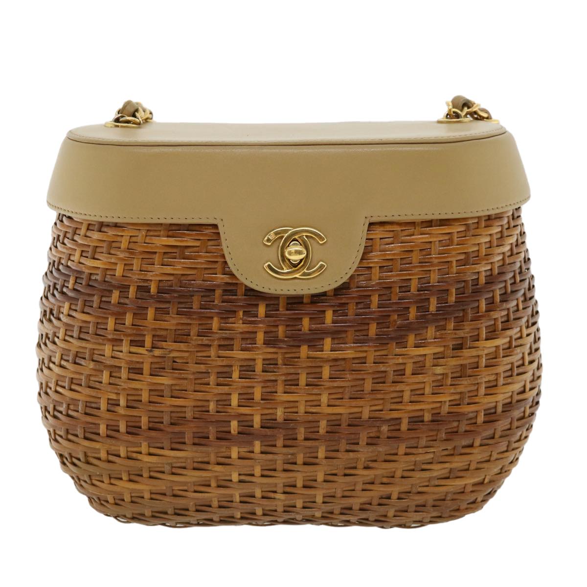 Chanel Straw Handbag