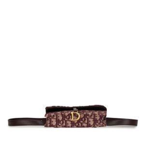 Dior Saddle Oblique Clutch Bag