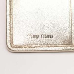 Miu Miu Matelassé Wallet