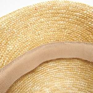 Miu Miu Ribbon Straw Cap