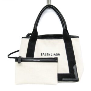 Balenciaga Navy Cabas Handbag
