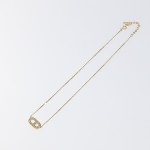 Christian Dior CD Pendant Necklace