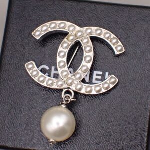 Chanel CC Drop Brooch