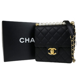 Chanel Chic Pearls Flap Handbag