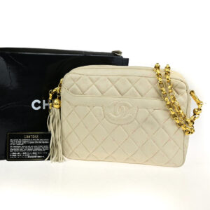 Chanel Vintage Camera Tassel Shoulder Bag