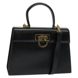 Salvatore Ferragamo Gancini Convertible Top Handle Handbag