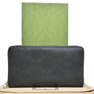 Gucci Signature Zip Around Wallet