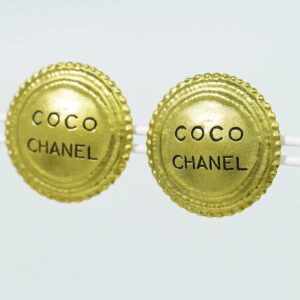 Chanel CC Hoop Clip On Earrings